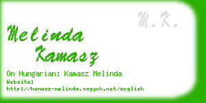 melinda kamasz business card